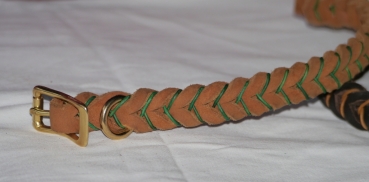 Fettlederhalsband Modell "Belluno"