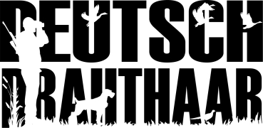Jagdhund Aufkleber deutsch Drahthaar