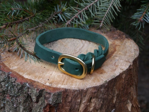 Fettlederhalsband Modell "Ancona"