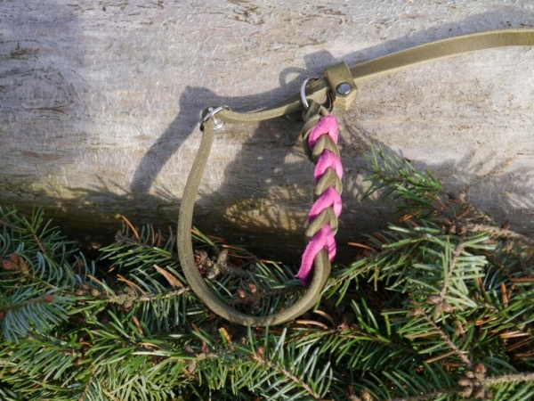 Welpenset Fettlederleine mit Stopp