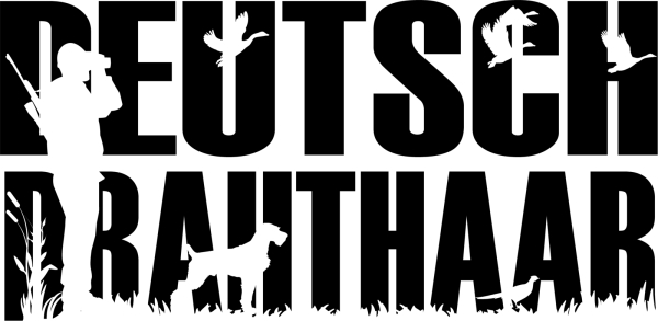 Jagdhund Aufkleber deutsch Drahthaar